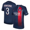 Virallinen Fanipaita Paris Saint-Germain 2023-24 Kimpembe 3 Kotipelipaita - Miesten